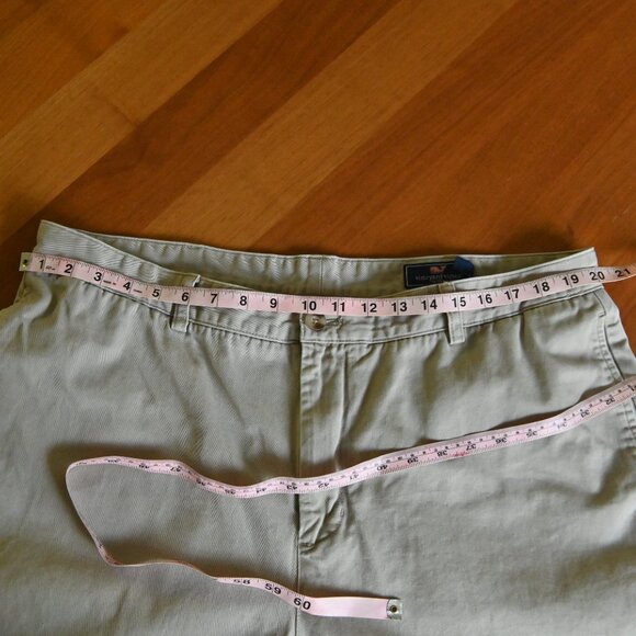 Vineyard Vines 90s Career Preppy Pleated Front Khakis Chinos Club Pants 40x34 - Picture 10 of 14